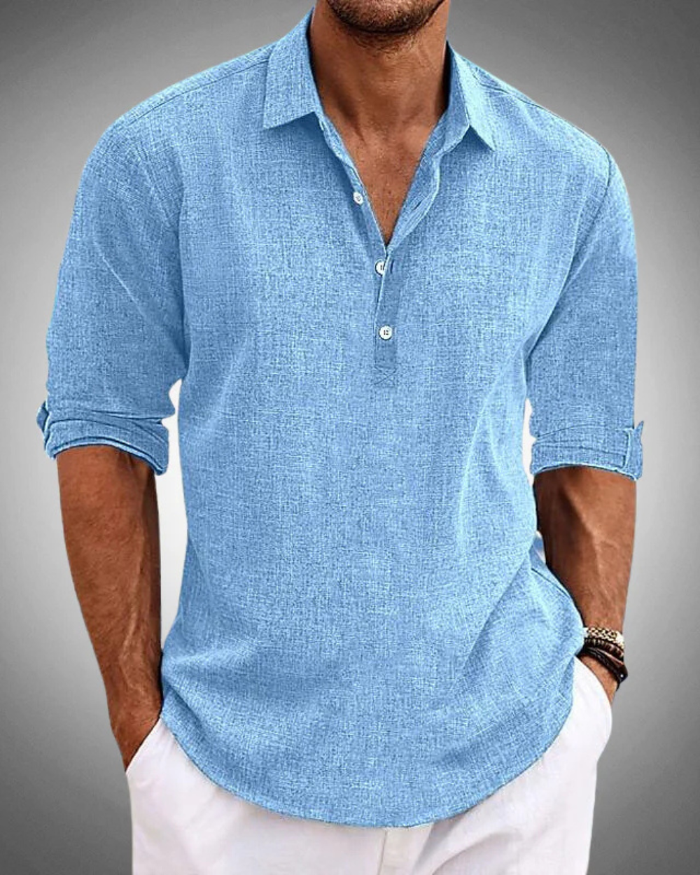 SABBIO | Camicia classica in cotone