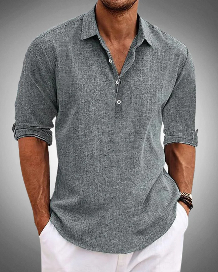 SABBIO | Camicia classica in cotone
