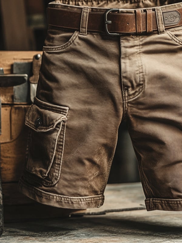 NOVAK | Pantaloncini cargo vintage uomo