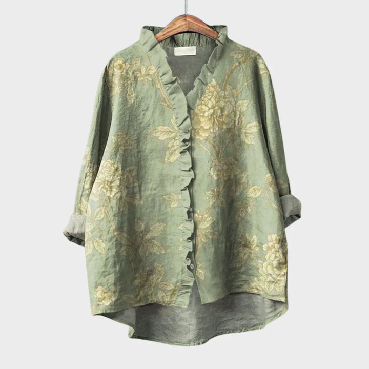 MELINDA | Blusa estiva in lino