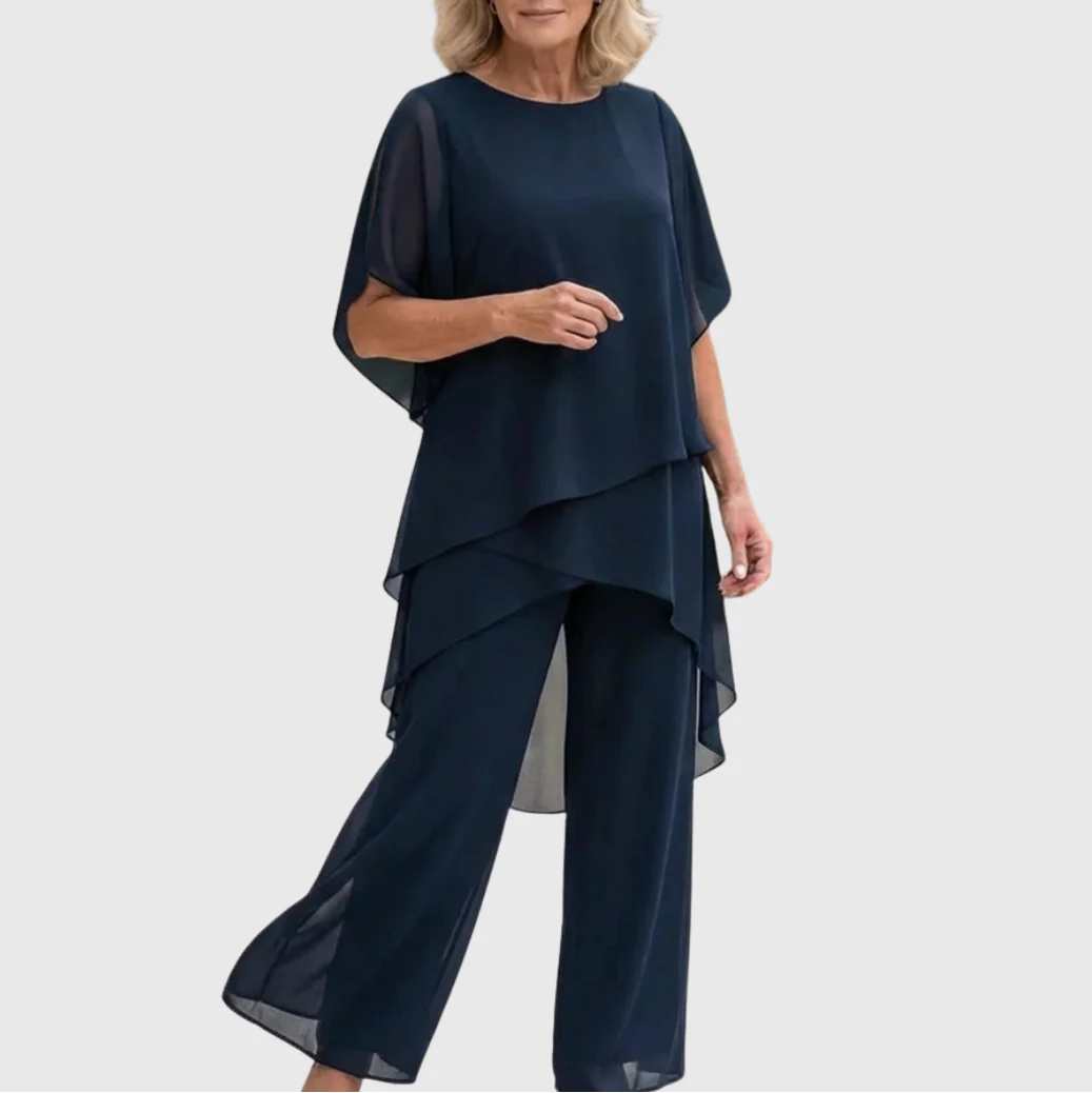 LINDA | Completo con pantaloni palazzo