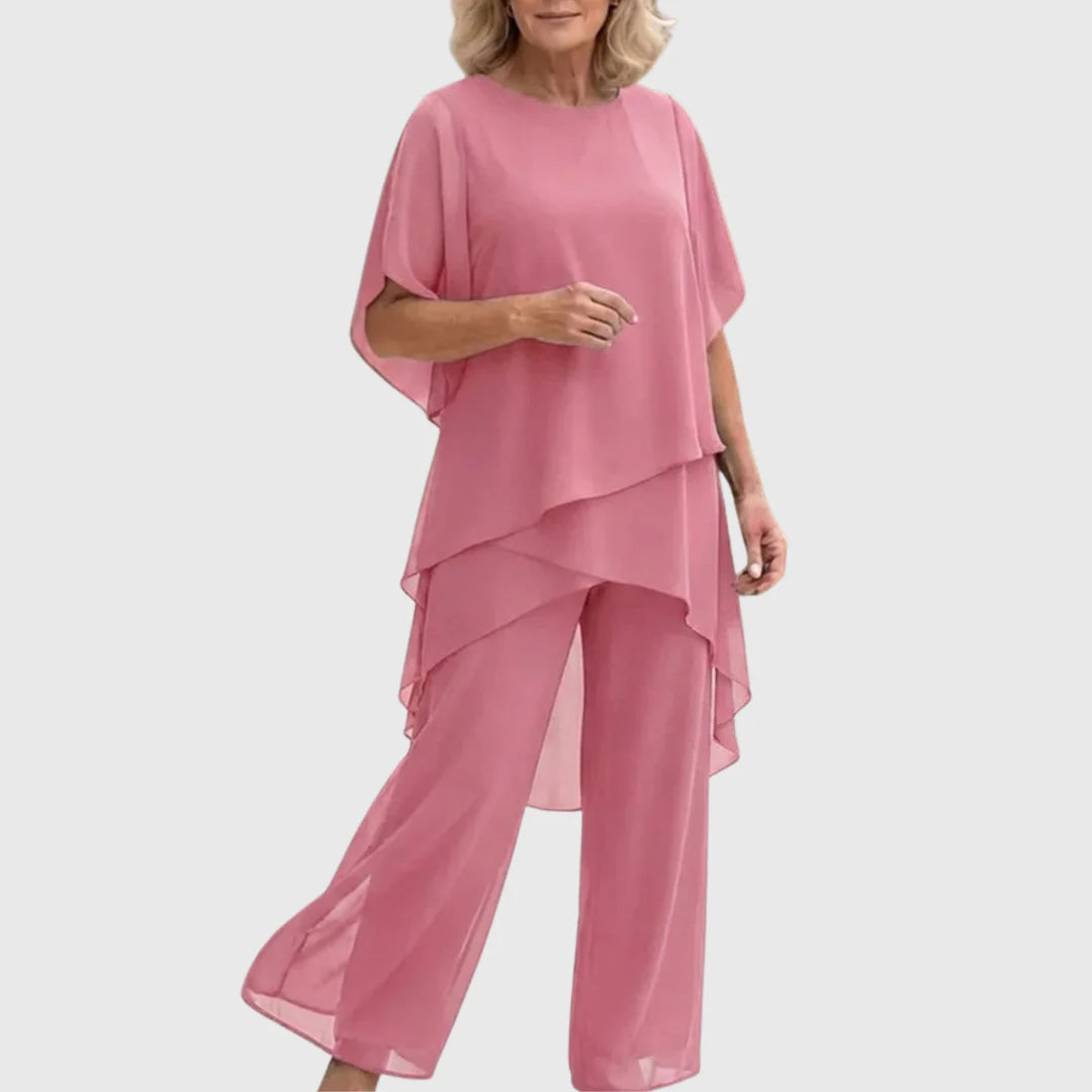 LINDA | Completo con pantaloni palazzo