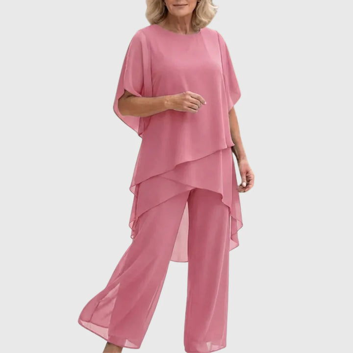 LINDA | Completo con pantaloni palazzo