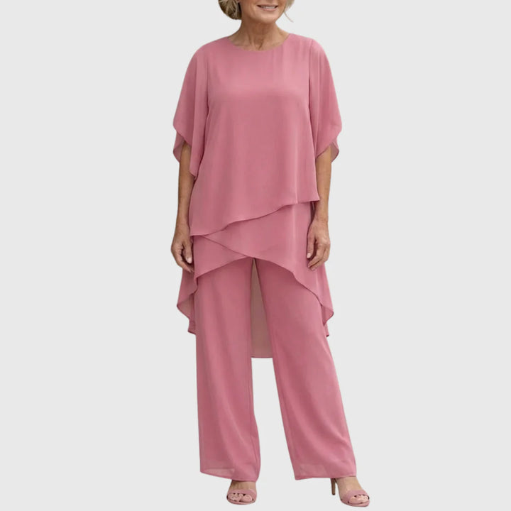 LINDA | Completo con pantaloni palazzo
