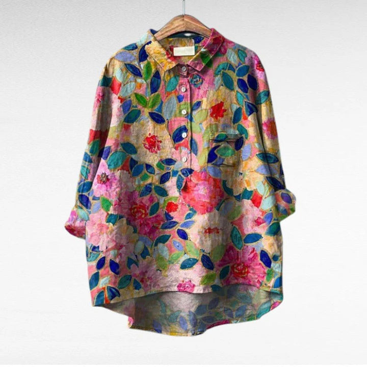 MIREVA | Blusa vintage elegante
