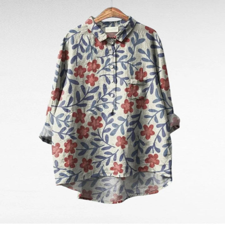MIREVA | Blusa vintage elegante