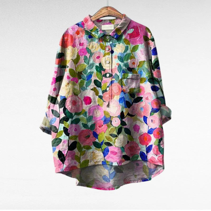 MIREVA | Blusa vintage elegante