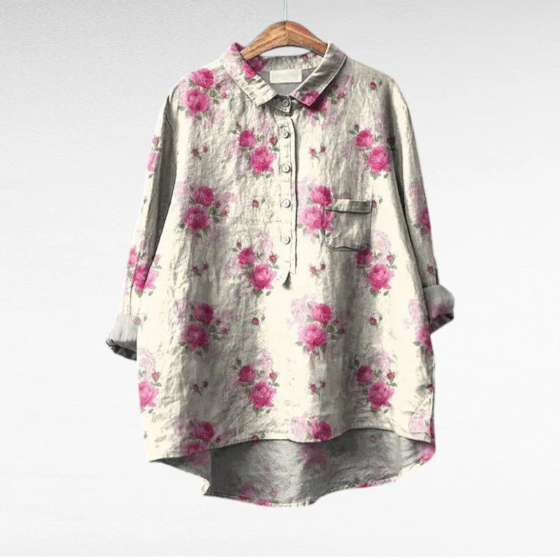 MIREVA | Blusa vintage elegante