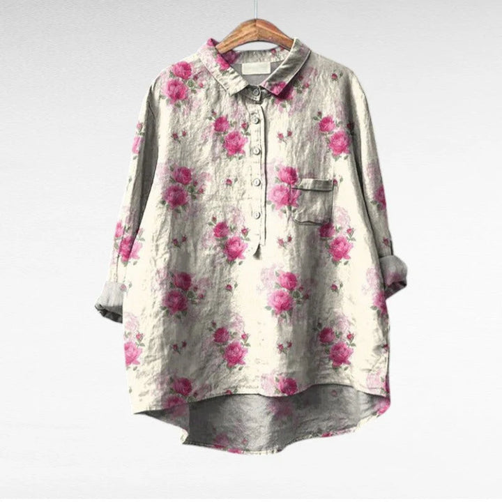 MIREVA | Blusa vintage elegante