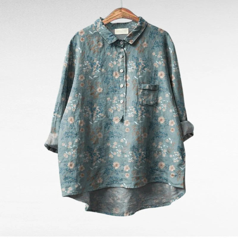 MIREVA | Blusa vintage elegante