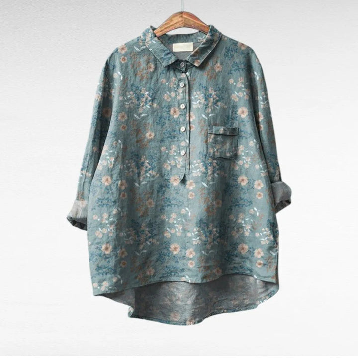 MIREVA | Blusa vintage elegante