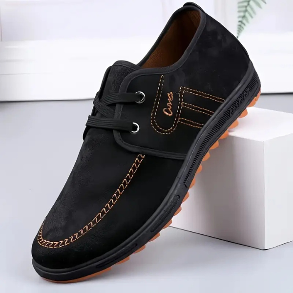 BENITO | Scarpe uomo in camoscio con cuciture