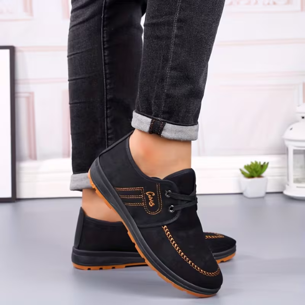 BENITO | Scarpe uomo in camoscio con cuciture