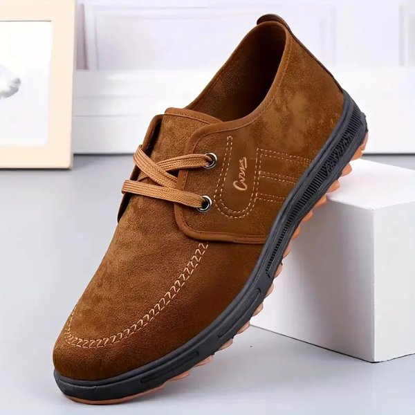 BENITO | Scarpe uomo in camoscio con cuciture