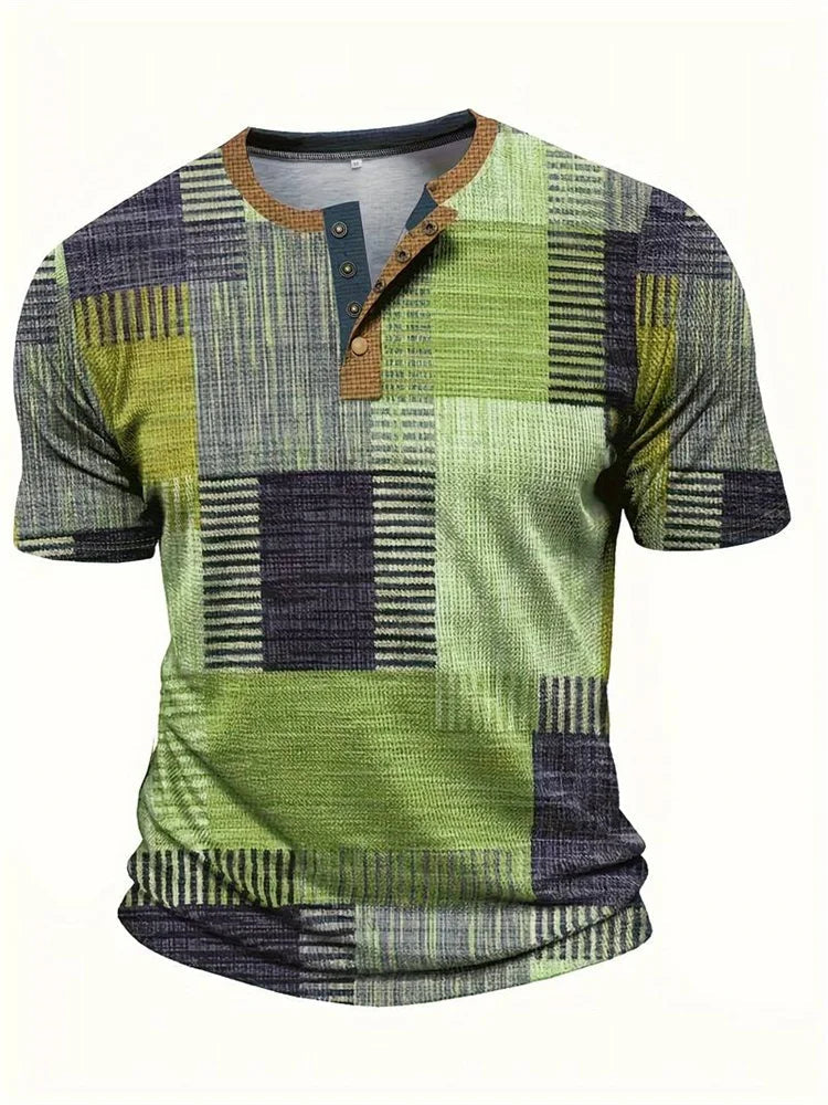 RODRIGO | Camicia patchwork uomo