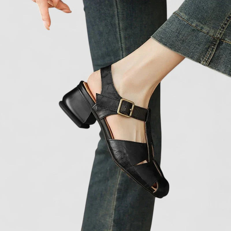 AMELIA | Scarpe Mary Jane in vera pelle
