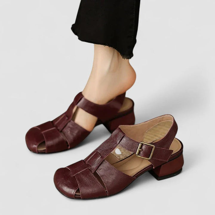 AMELIA | Scarpe Mary Jane in vera pelle