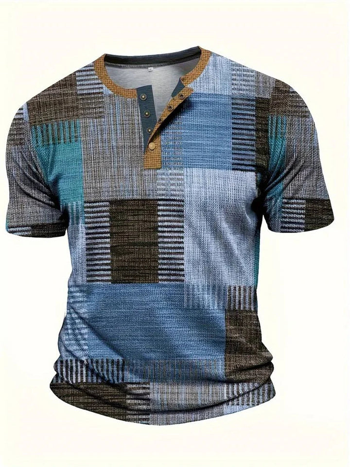RODRIGO | Camicia patchwork uomo