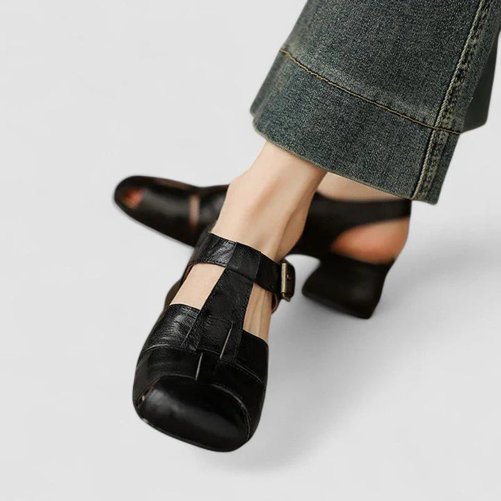 AMELIA | Scarpe Mary Jane in vera pelle