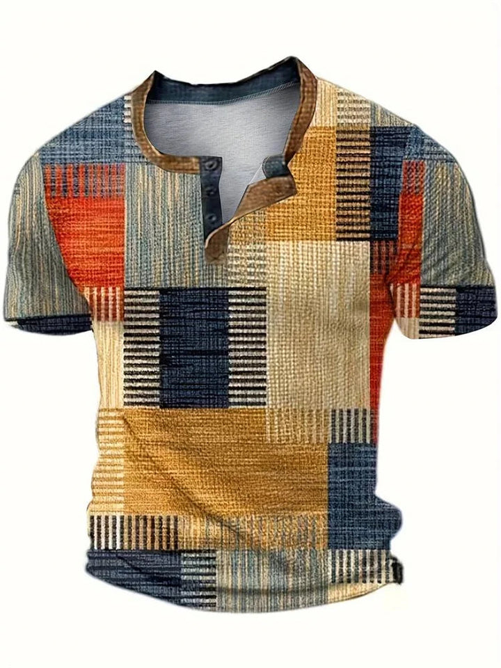 RODRIGO | Camicia patchwork uomo