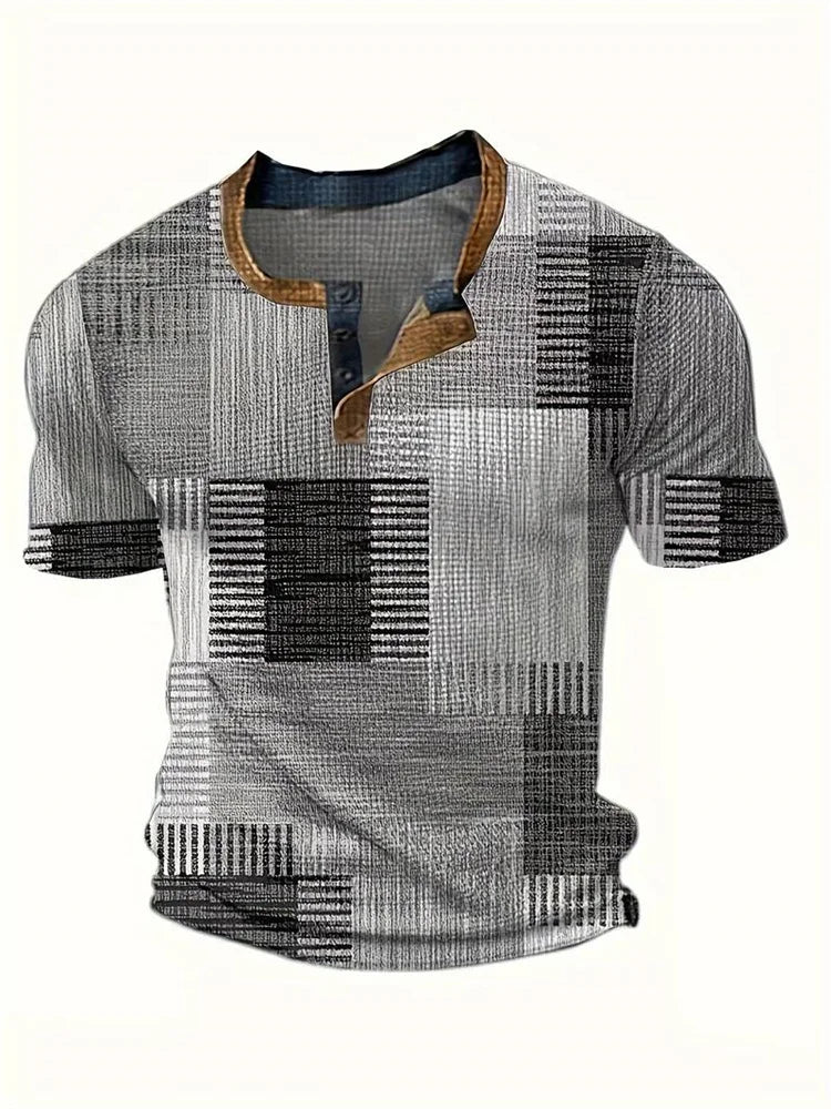 RODRIGO | Camicia patchwork uomo