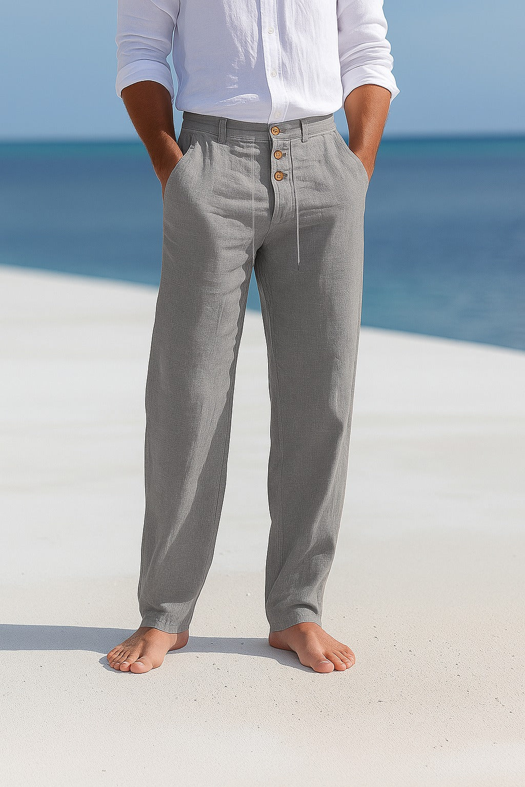 MATTEO | Pantaloni estivi in lino