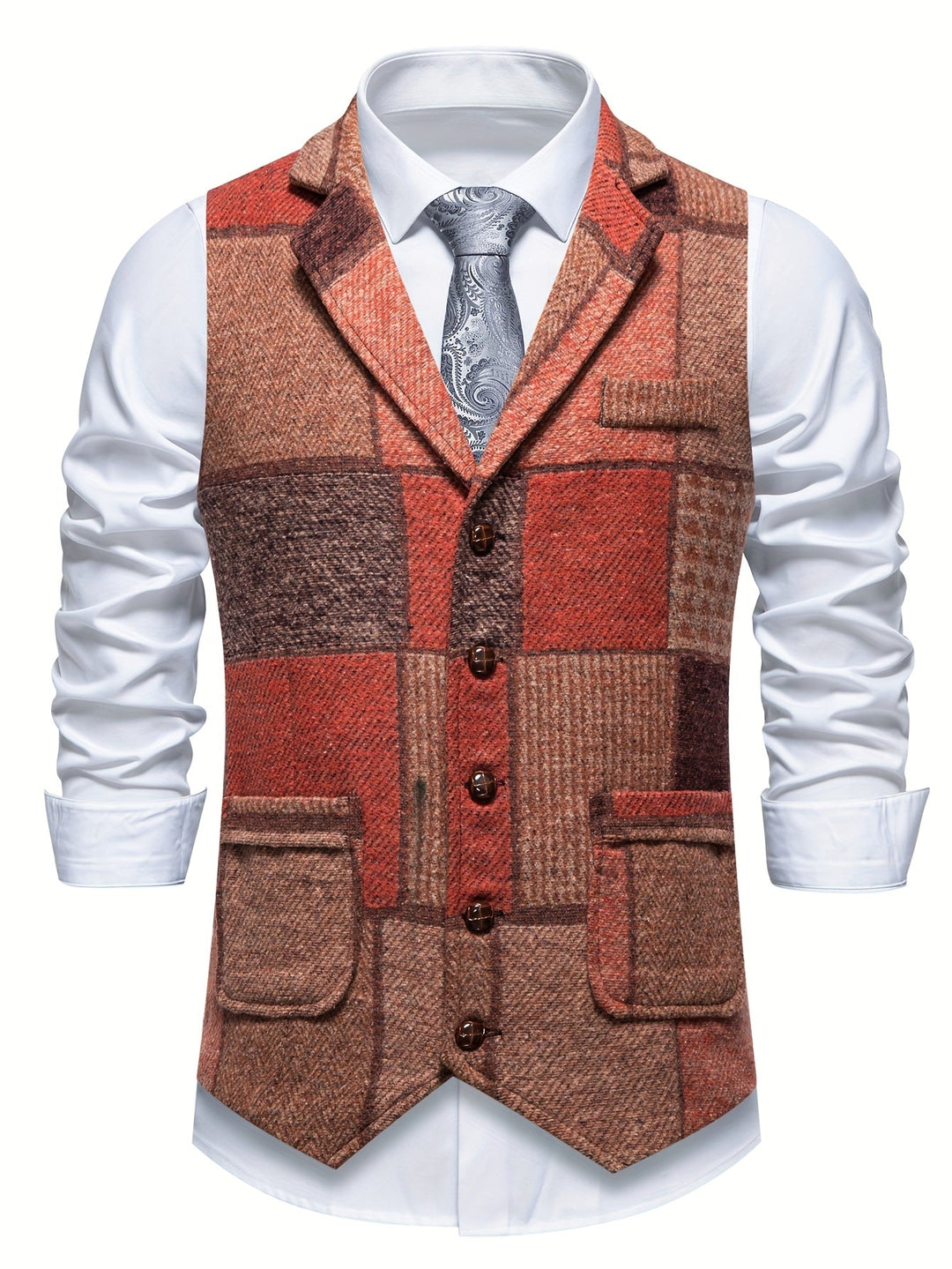 VINCENT | Gilet elegante patchwork